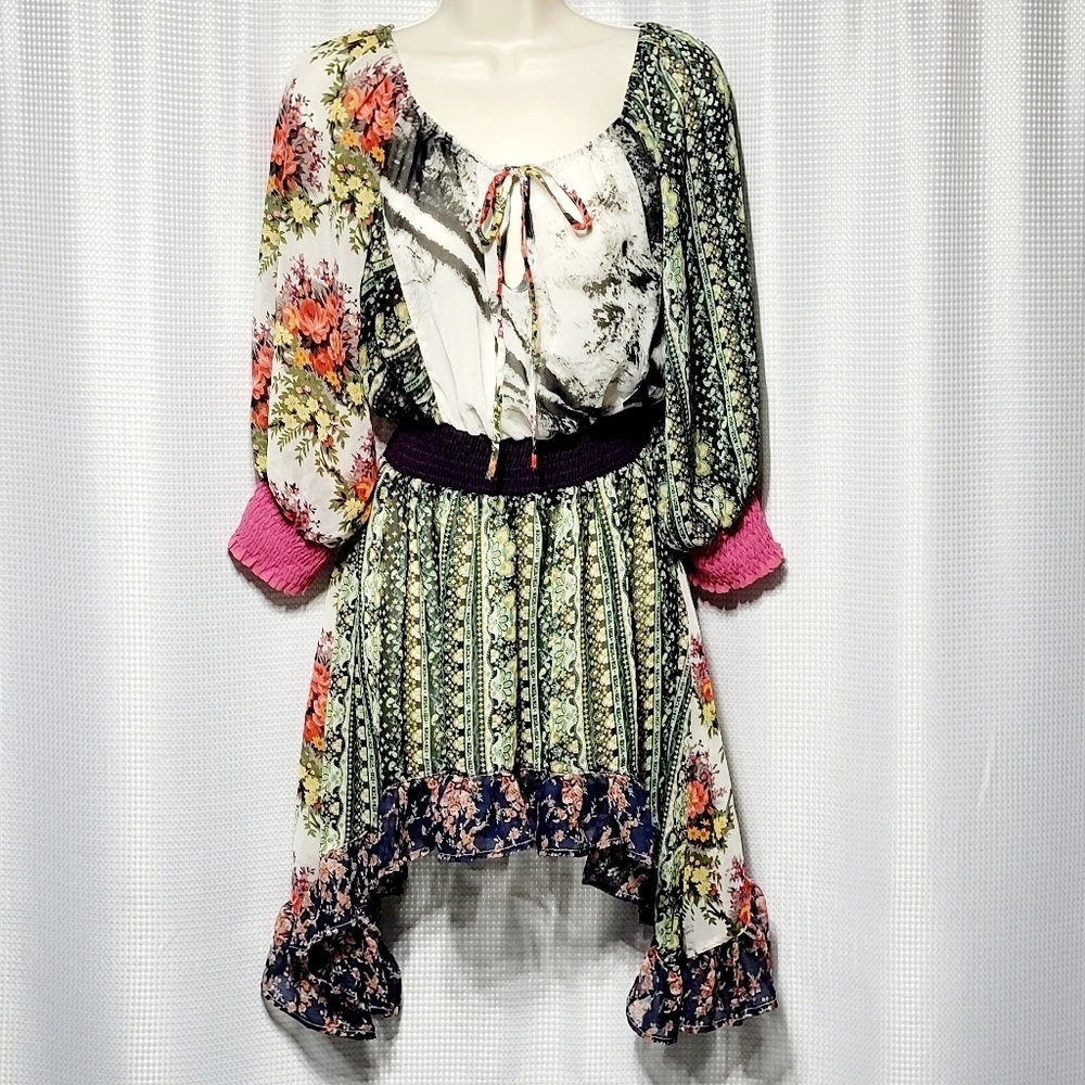 Shop Therapy Whimsi Fairycore Pheasant Dress Women's (S/M)